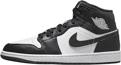 Jordan Men's Air 1 Mid SE Panda Elephant Off Noir/Blk-White-Blk (FB9911 001)